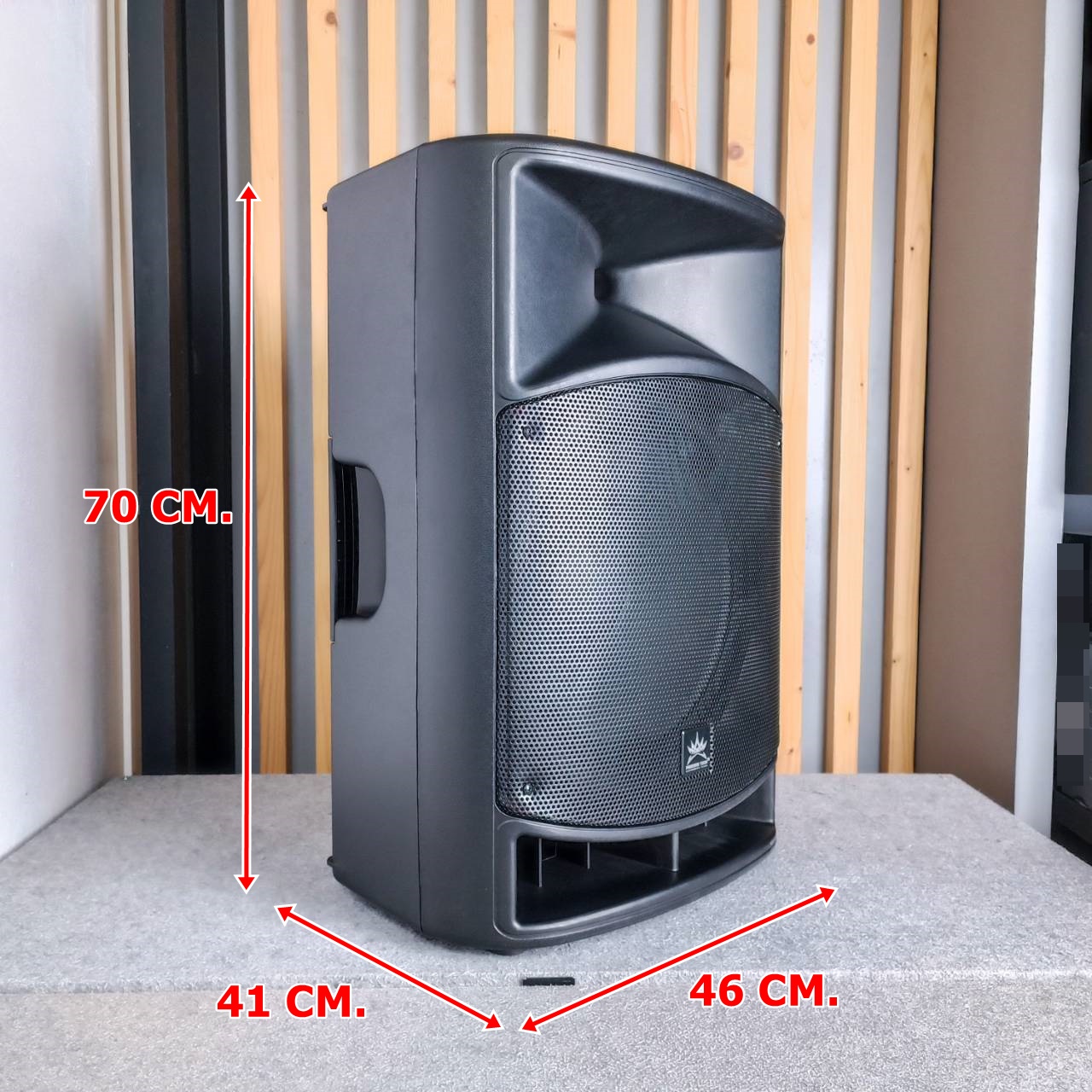 PROEUROTECH BY-15 ตู้ลำโพง15นิ้ว ตู้ลำโพง 15" ตู้ลำโพงพลาสติก ABS ขนาด 15 นิ้ว โปรยูโรเทค ตู้ลำโพง Passive สีดำ BY 15 BY15 เอไอ-ไพศาล