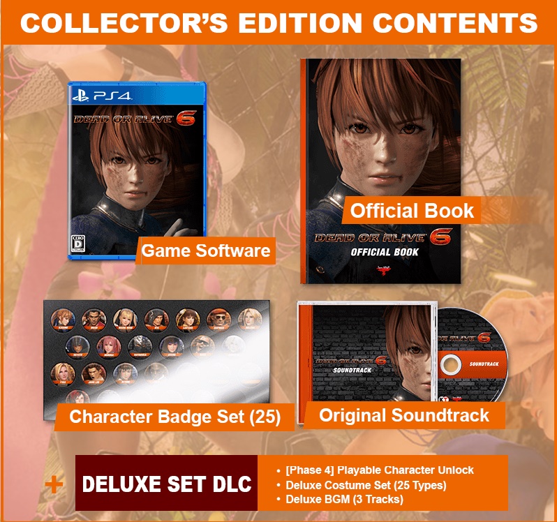 PS4: DEAD OR ALIVE 6 Collector's Edition (R3)