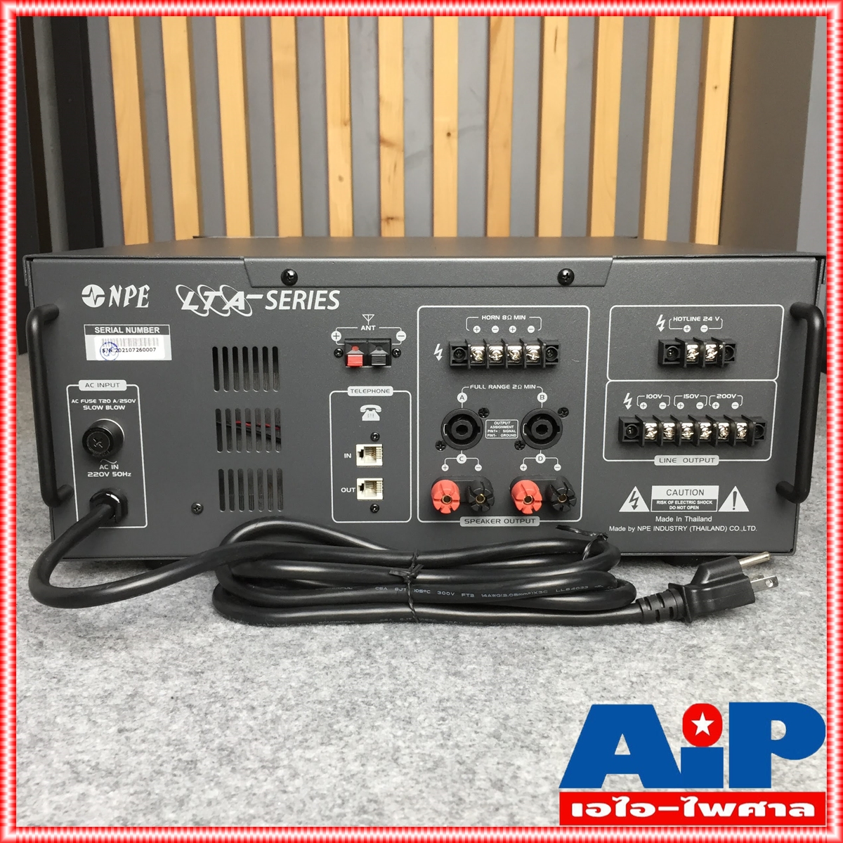 NPE LTA-1500 MP3 POWERMIXER+LINE+USB เครื่องขยายเสียง พาวเวอร์มิกเซอร์เสียงตามสาย 1500 วัตต์ MP3 USB LTA1500 LTA 1500 เอไอ-ไพศาล