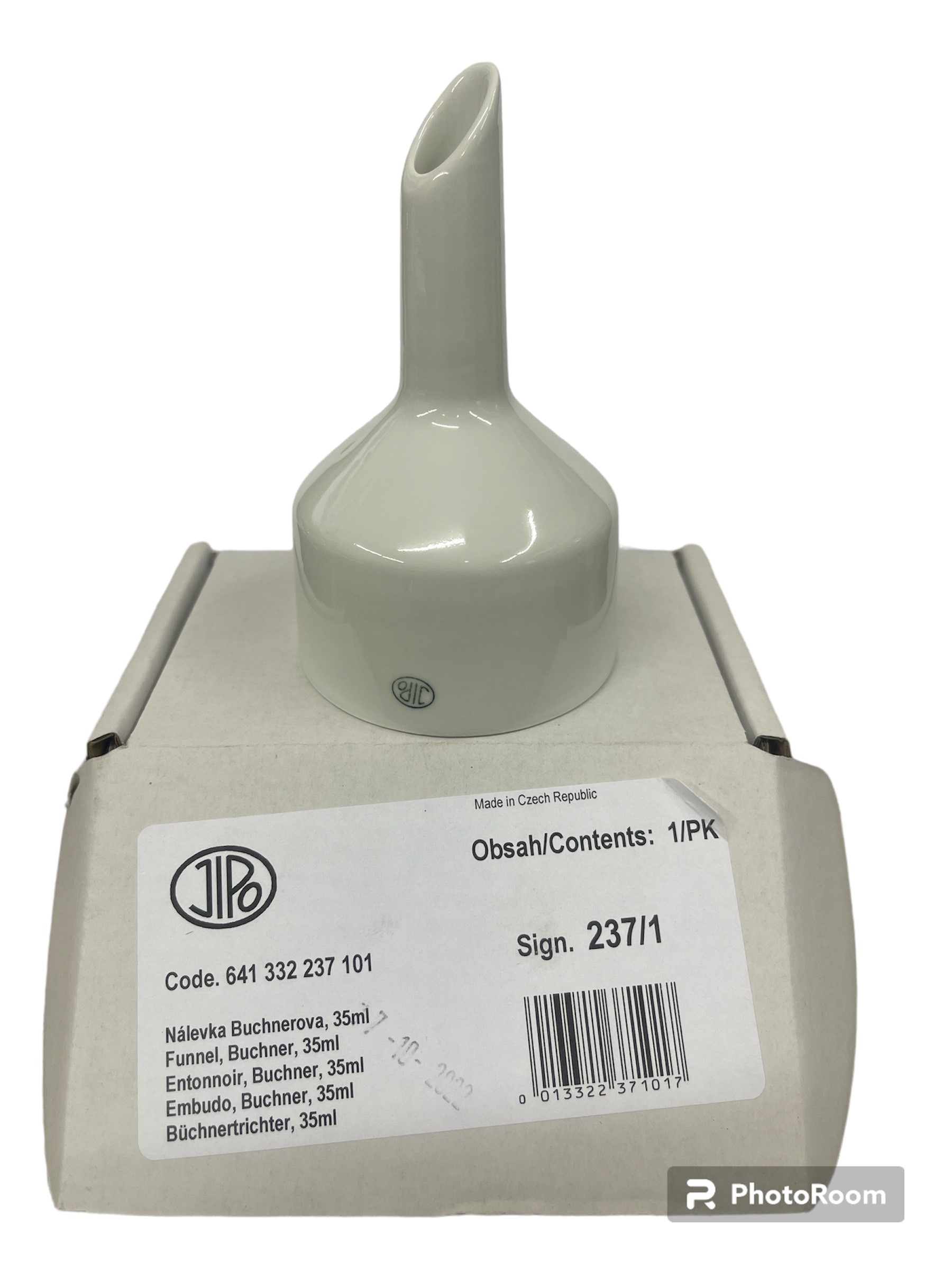 Funnel, Buchner/กรวยกรองบุชเนอร์/บุชเนอร์ฟันแนล Porcelain-Geramany