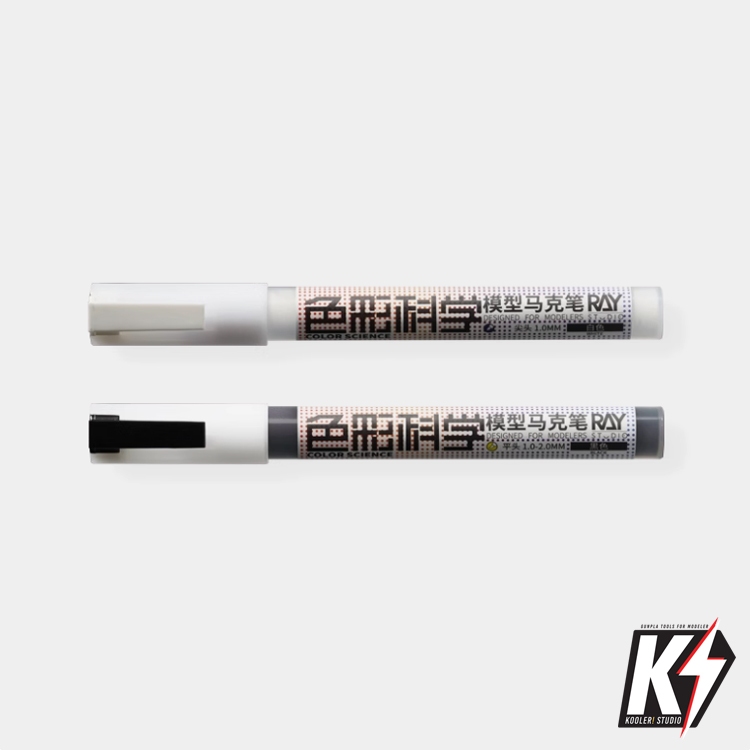 Ray Studio Gundam Marker Black & White กันดั้มมาร์คเกอร์ ปากกามาร์คเกอร์ ทาสีกันพลา กันดั้ม Gundam พลาสติกโมเดลต่างๆ
