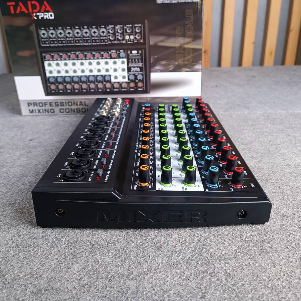 TADA MF-12 MIXER มิกเซอร์ TADA MF 12 MF12 มิกเซอร์ TA DA รองรับ BLUETOOTH มิกเซอร์บลูทูธ 12 input มิกซ์ บลูทูธ มิกเซอร์ Bluetooth mixer เครื่องเสียง มิกเซอร์จิ๋ว มิกเซอร์เอฟเฟค เอไอ-ไพศาล