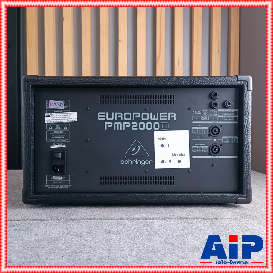 เพาเวอร์มิกซ์ BEHRINGER PMP2000D POWERMIXER PMP2000 PMP 2000 PMP-2000 POWER MIXER เพาเวอร์มิกเซอร์ +++