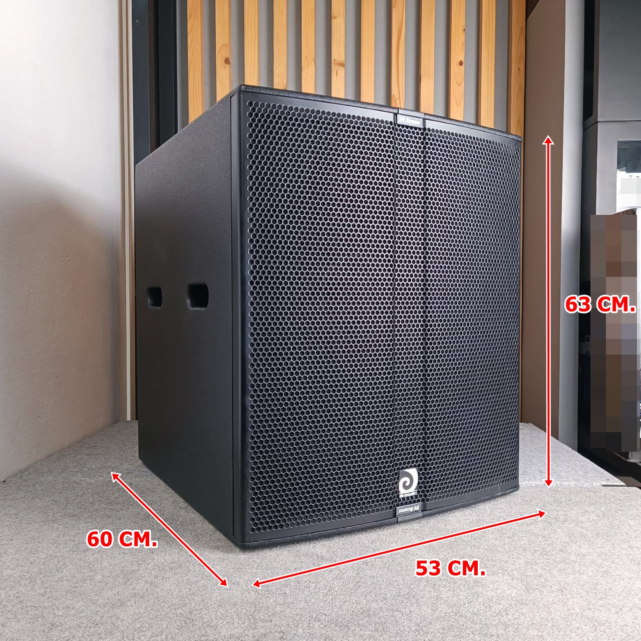 DE ACOUSTIC PD-18B ตู้ลำโพงซับ 18นิ้ว (ใบละ) ตู้ลำโพง 18 นิ้ว เหมาะสำหรับงานเสียงกลางแจ้ง สามารถวางเป็นมอนิเตอร์ได้ PD18B PD 18B เอไอ-ไพศาล