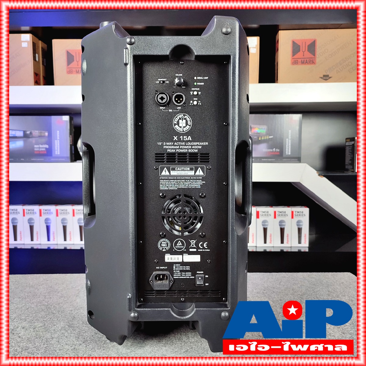 สินค้าใหม่ ลดล้างสต็อค TOPPPRO X-15A ตู้ลำโพง 15นิ้ว by alto ตู้ ลำโพง ตู้ลำโพงมีแอมป์ในตัว X 15 A X15A X 15A active speaker เอไอ-ไพศาล