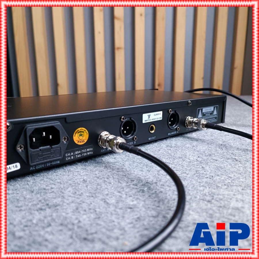 PROEUROTECH PRO111 ไมค์ลอยมือถือคู่UHF ไม่มีกระเป๋า ไมค์ลอยคู่ ไมค์คาราโอเกะ PRO EUROTECH PRO 111 แถม อุปกรณ์ย้ายเสา PRO-111 โปรยูโรเทค ยูโรเทค เอไอ-ไพศาล