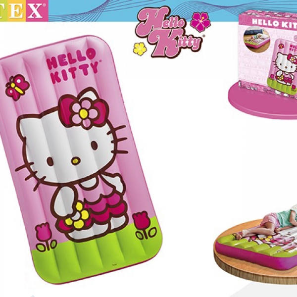 48775 แพที่นอนเป่าลมลายคิตตี้ INTEX ลิขสิทธิ์ถูกต้อง