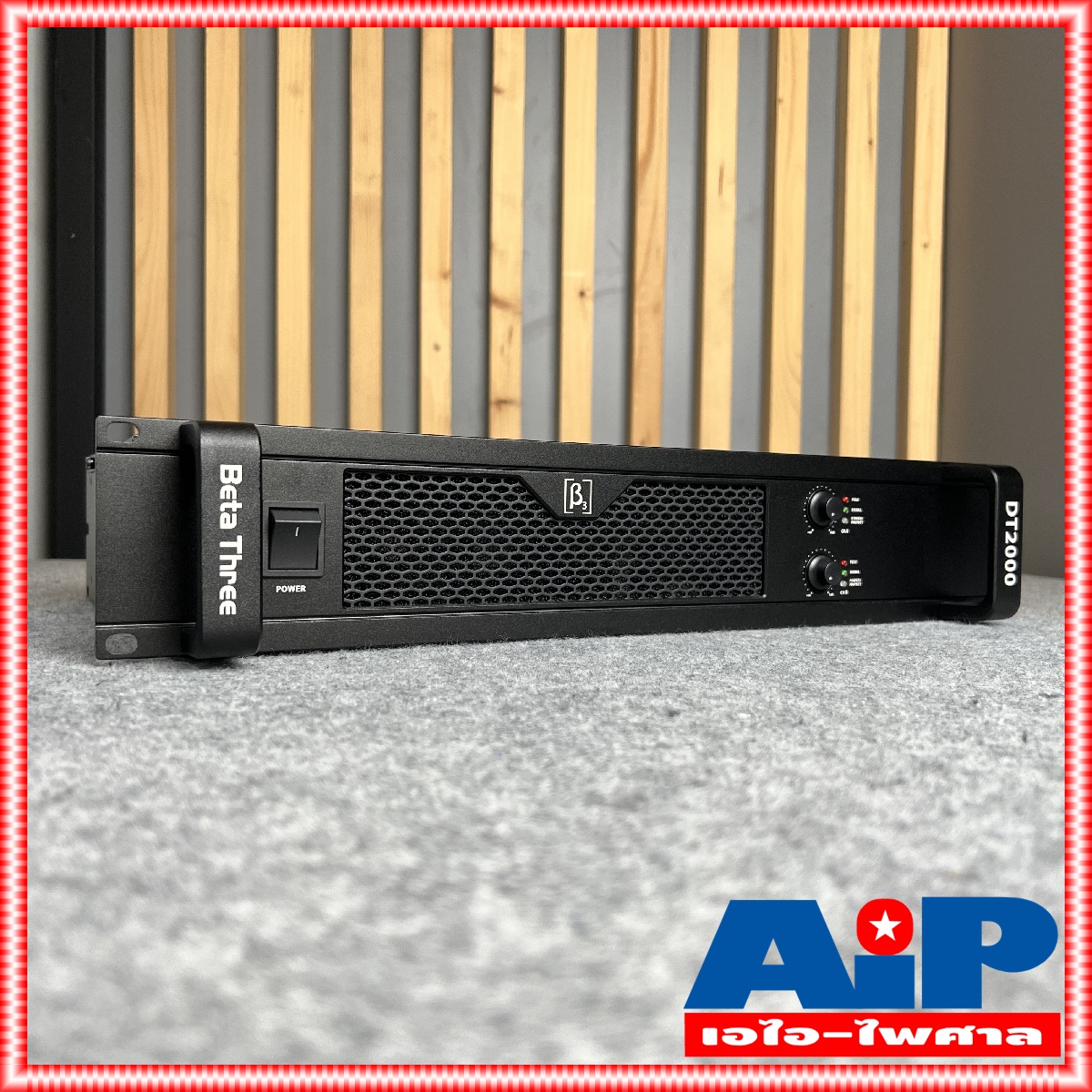 BETA THREE DT-2000 POWERAMP 2CH 1500W เพาเวอร์แอมป์ POWER เครื่องขยายเสียงลำโพง เครื่องขยาย DT 2000 DT2000