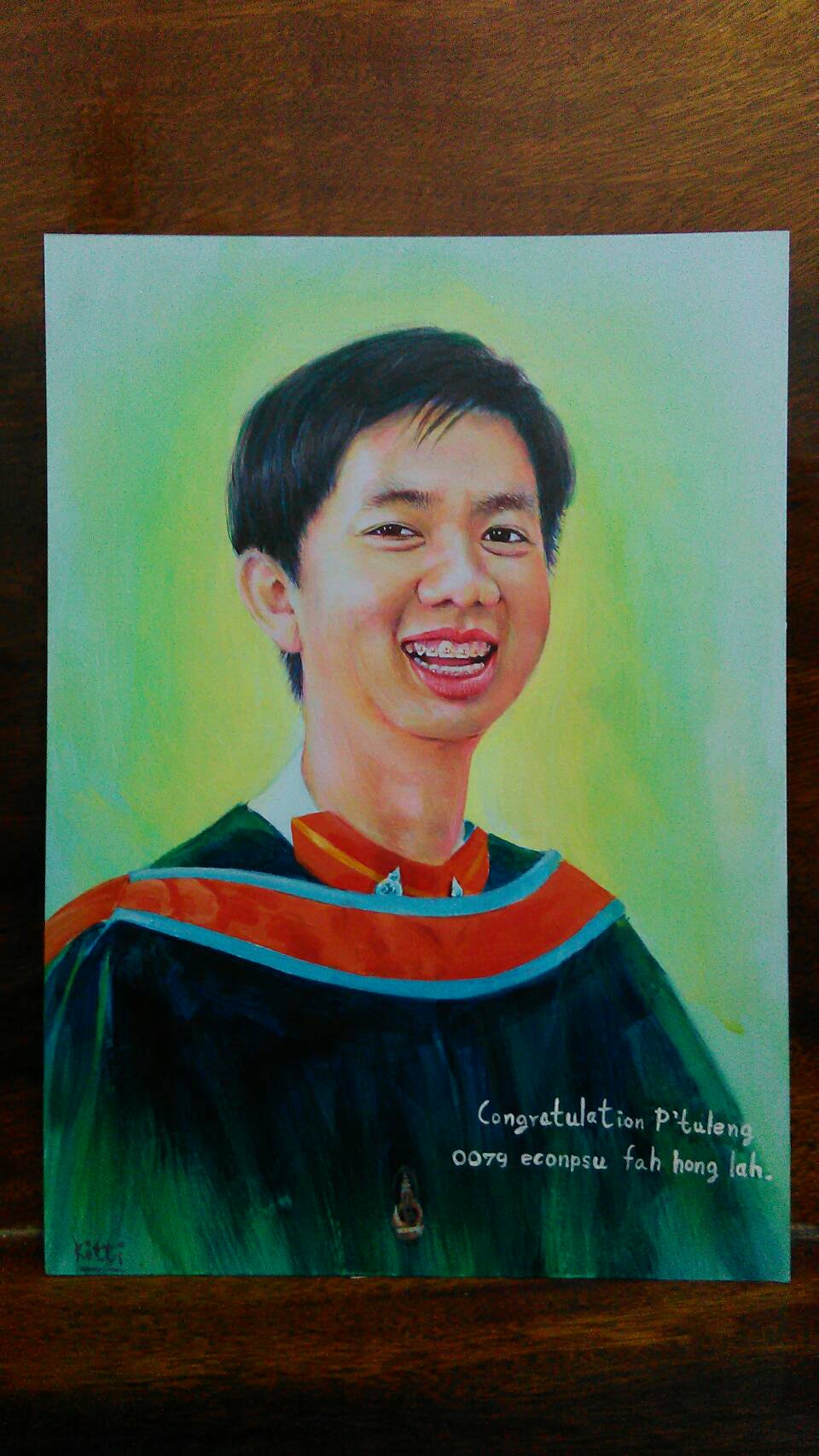 ภาพวาดงานรับปริญญาครับ