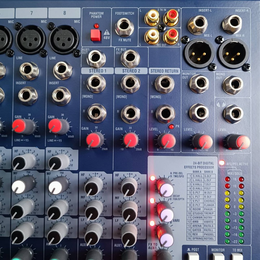 แถมฟรี ตัวรับบูลทูธ X PRO AUDIO MIX-12 MIXER อนาล็อกมิกเซอร์ เอฟเฟคในตัว เครื่องผสมสัญญาณเสียง มิกเซอร์ MIX 12 MIX12 เอไอ-ไพศาล