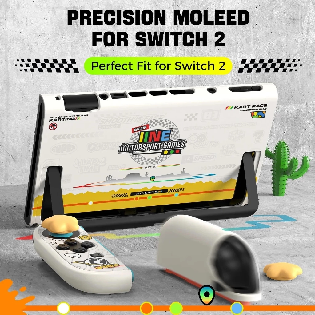 IINE: Nintendo Switch 2 Protective Case - Motorsport/Splatoon