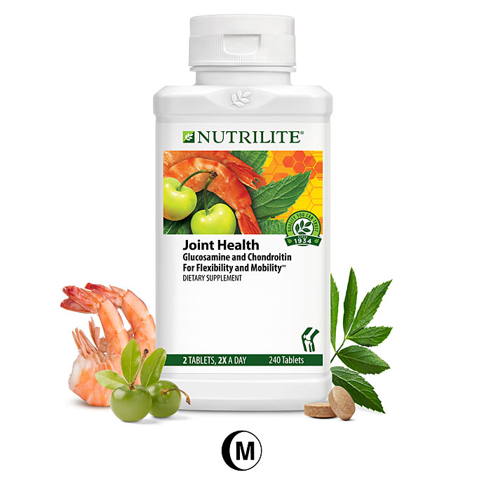Nutrilite Joint Health 60day supply บรรจุ 240 เม็ดประกอบด้วย glucosamine และ chondroitin ช่วยฟื้นฟูบำรุงไขข้อ