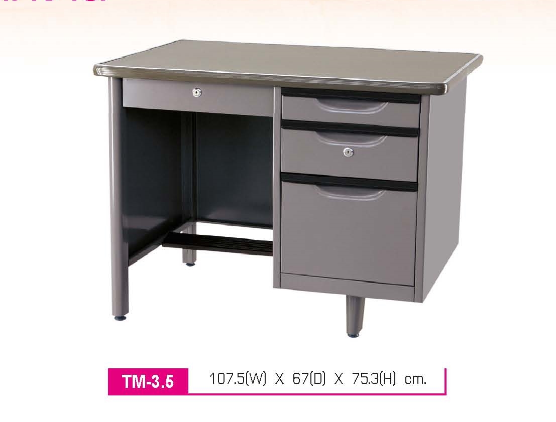 โต๊ะทำงาน 3.5 ฟุต ยี่ห้อ Elegant รุ่น TM35