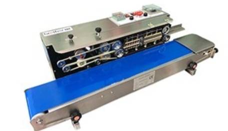 เครื่องซีลสายพาน ( แนวนอน แบบมีระบบพิมพ์วันที่ ) รุ่น FRD1000 W แบบเติมไนโตรเจน