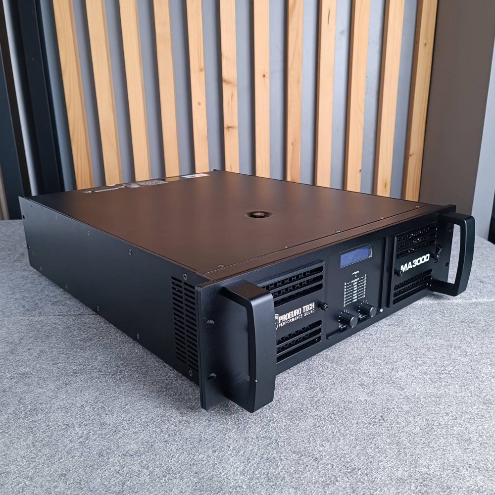 PROEUROTECH MA-3000 POWERAMP เพาเวอร์แอมป์แบบ 2 แชนเนล ที่เหมาะกับการใช้งานต่อการขับระบบลำโพงได้อย่างหลากหลาย MA3000 MA 3000 เอไอ-ไพศาล