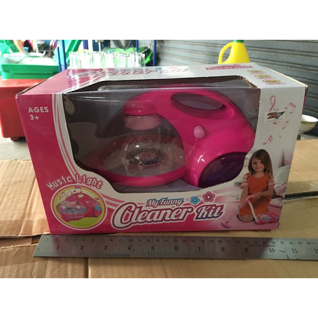 018-20 ของเล่นเด็กเครื่องดูดฝุ่นของเล่นใส่ถ่าน (กล่องไม่สวย)