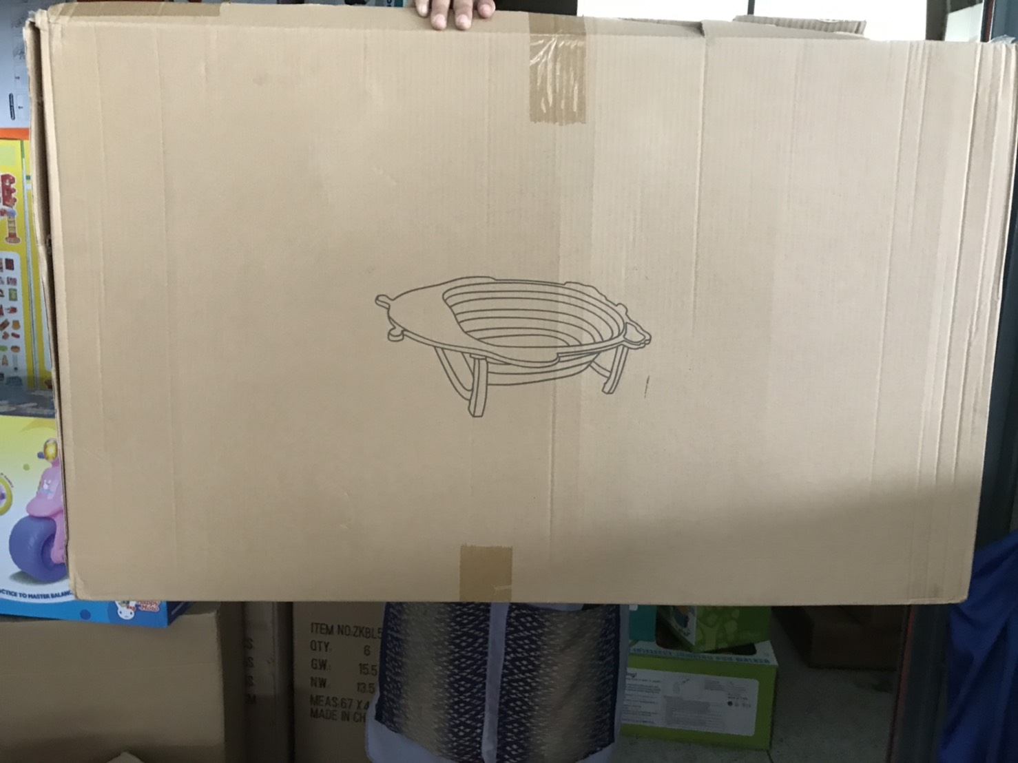 413 ของใช้เด็กอ่างอาบน้ำพับเก็บได้ ชิ้นใหญ่