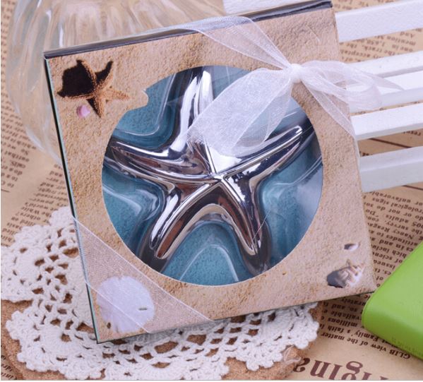 ของชำร่วยงานแต่งงาน ของที่ระลึก ที่เปิดขวด รูป ปลาดาว สีเงิน เหมาะกับงานแต่งงาน ธีม ทะเล ชายหาด สวย ๆ ของชำร่วย วินเทจ 410571