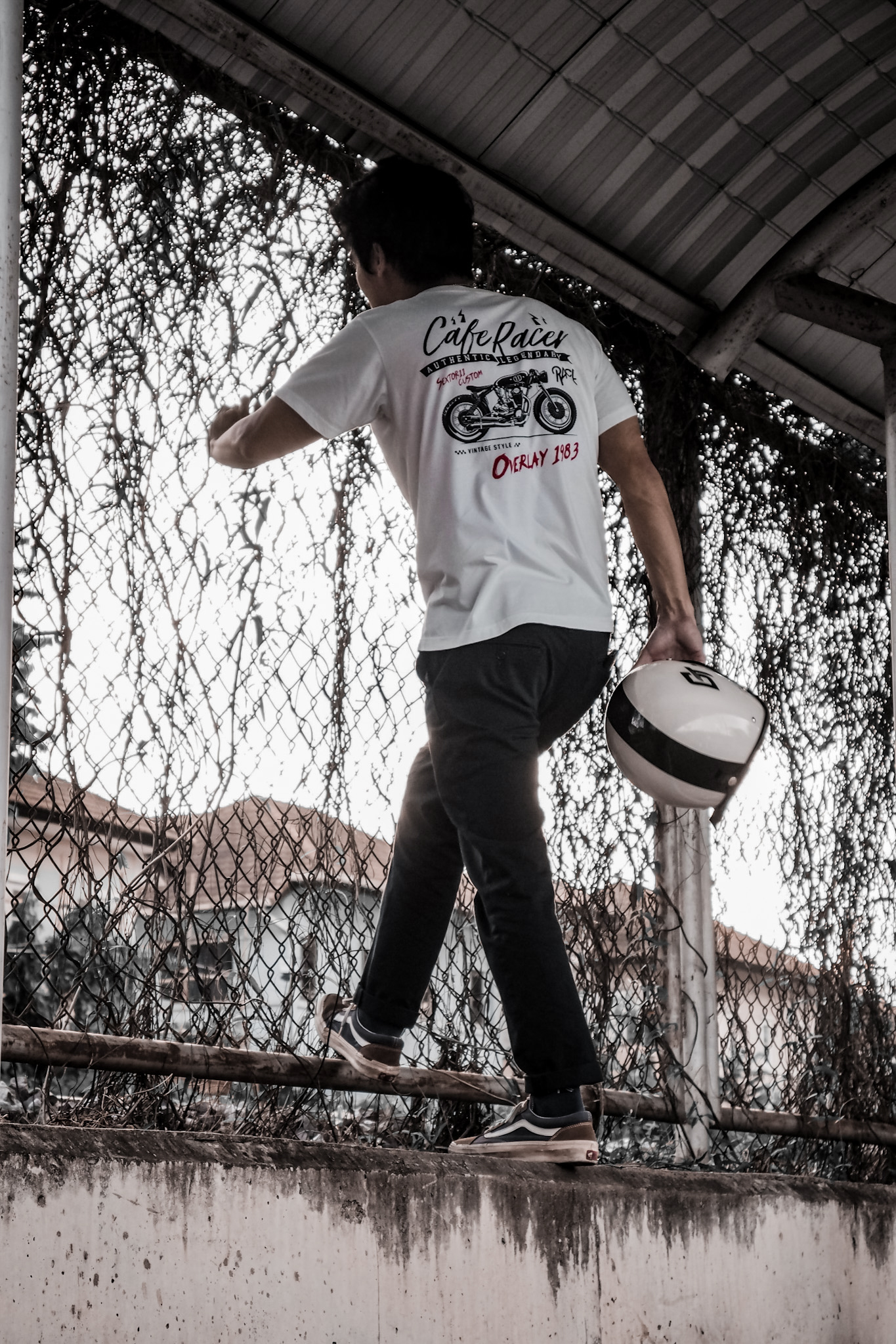 OVERLAY CAFE RACER TEE