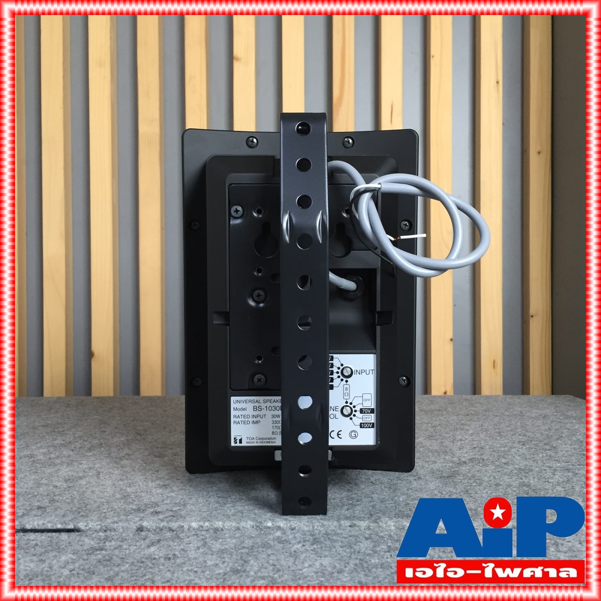 1ใบ สีดำ TOA BS-1030B ตู้ลำโพง แบบแขวน ติดผนัง BS 1030 B BS-1030 BS1030 ตู้ ลำโพง ห้องประชุม ห้องเรียน เอไอ-ไพศาล