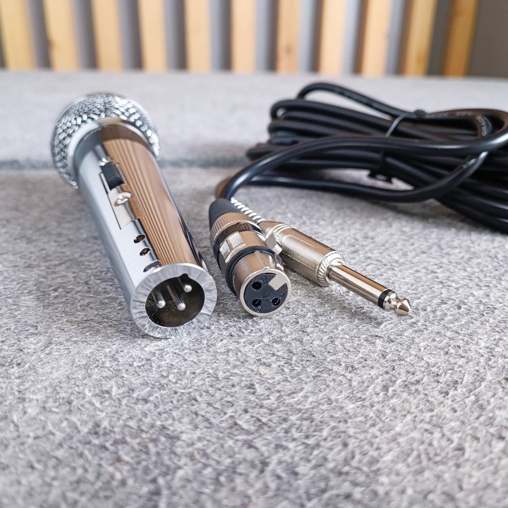 NPE SM-565 ไมค์สายด้ามสีเงิน ไมโครโฟน ไมค์สาย Dynamic ไมค์สาย พร้อมสาย SM 565 เอ็นพีอี SM565 เอไอ-ไพศาล