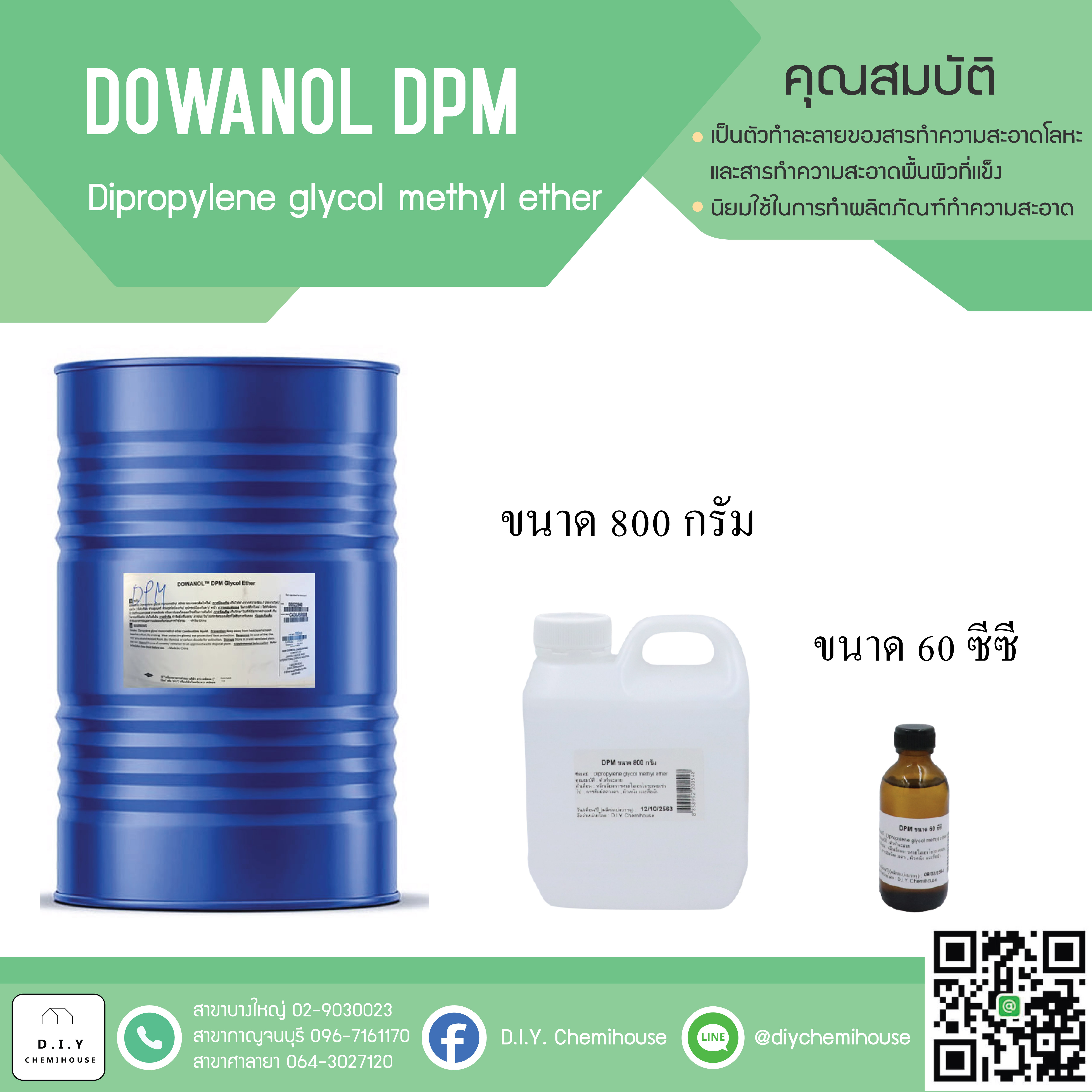 Dowanol ( DPM ) ขนาด 60 ซีซี