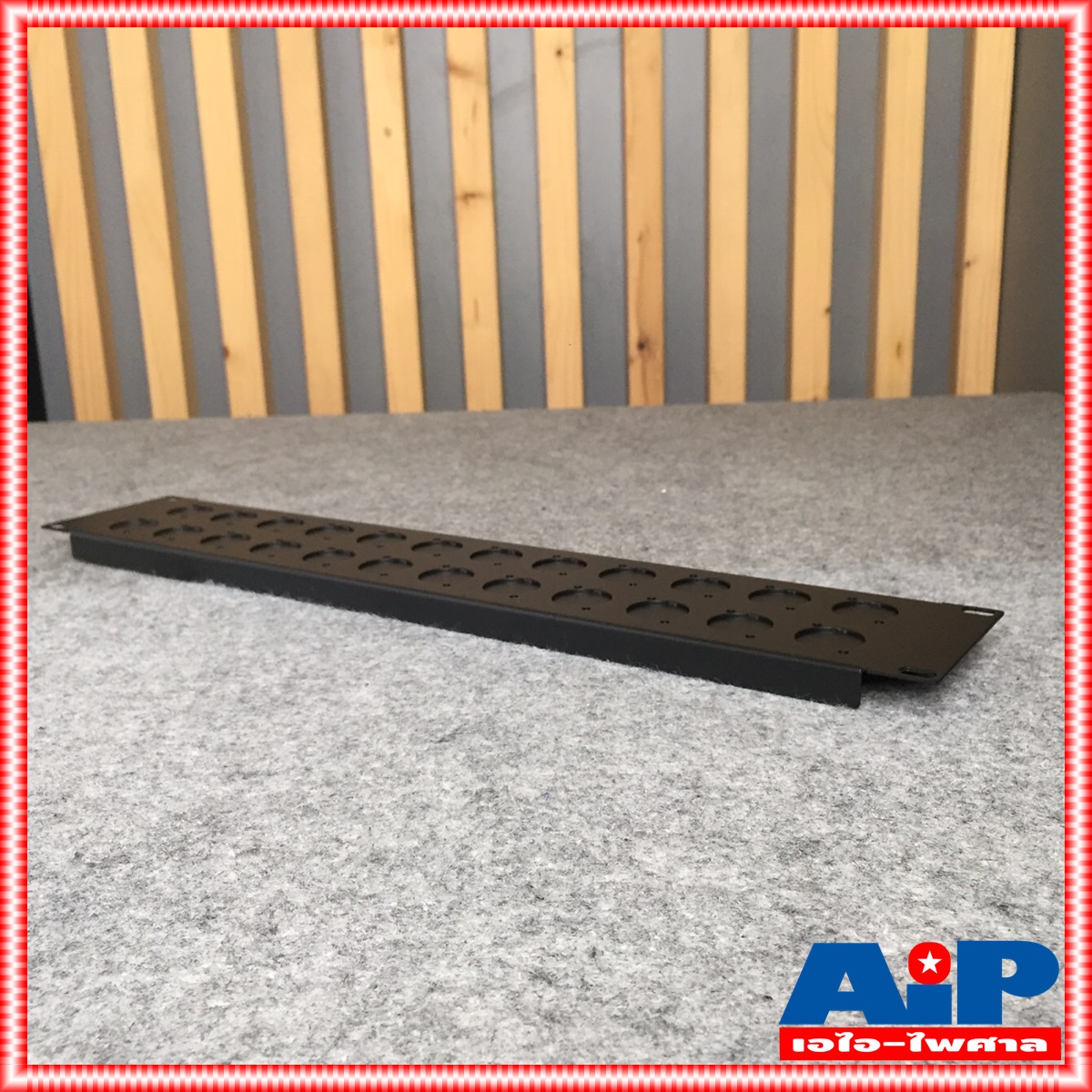 NPE XLR PANEL 2U 24ch แผ่นยึด RACK อุปกรณ์ ประกอบ แร็ค แผ่นปิดแร็ค2U แผ่นเหล็ก เอไอ-ไพศาล