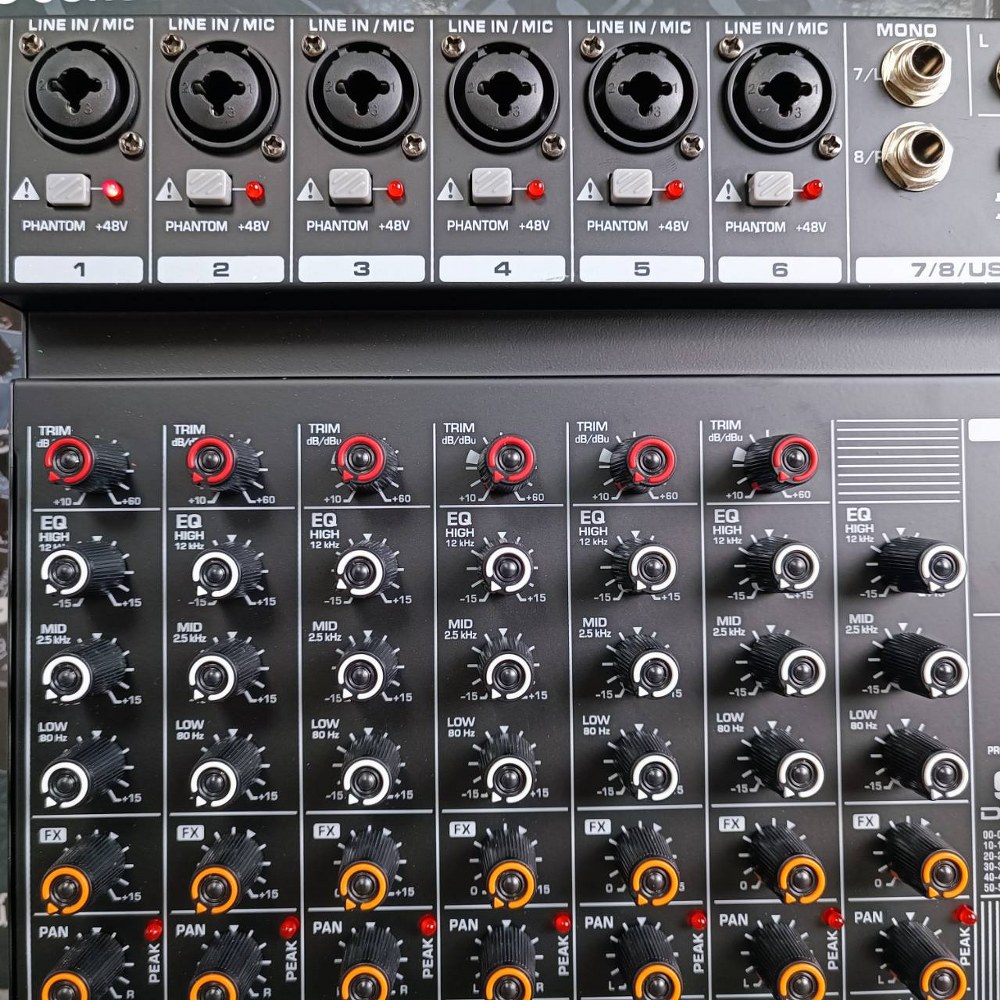 TADA CHAMP-8 MIXER มิกเซอร์อนาล็อก 8 แชนแนล บลูทูธ Bluetooth mixer เอฟเฟคแท้ ธาดา TA DA CHAMP 8 CHAMP8 เอไอ-ไพศาล