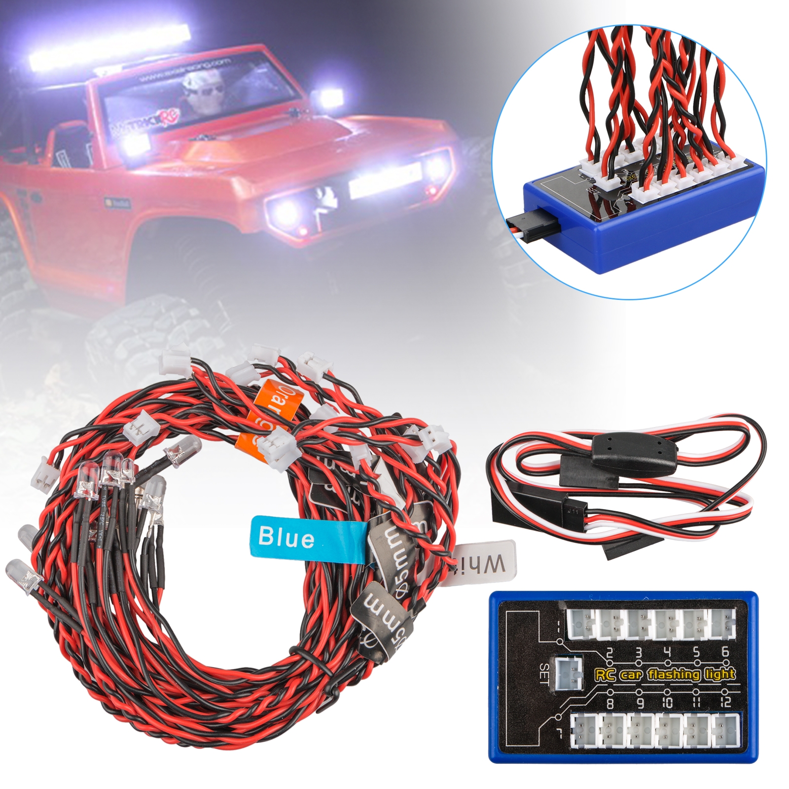 GT POWER RC Flashing Lighting ไฟแต่งรถ