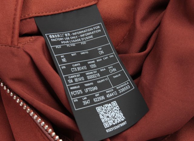 **do** เสื้อคลุม Zegna MOTORIN 100CC MICROFIBER BLOUSON สินค้าใหม่ ของแท้