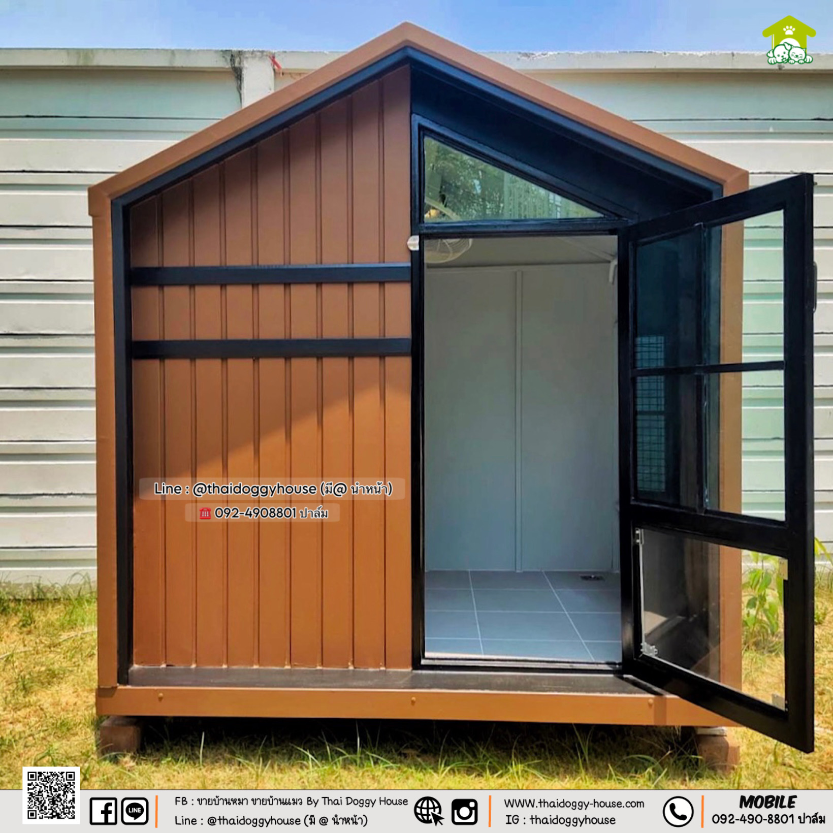 𝗠𝗜𝗡𝗜𝗠𝗔𝗟 𝗦𝗧𝗬𝗟𝗘 บ้านหมา บ้านแมว " 𝐓𝐇𝐀𝐈 𝐃𝐎𝐆𝐆𝐘 𝐇𝐎𝐔𝐒E