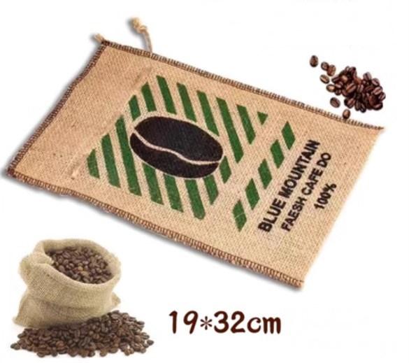 ถุงผ้ากระสอบลายกาแฟ ถุงผ้ากระสอบ ใส่กาแฟ สไตล์วินเทจ ถุงใส่ของขวัญ ของแจก แบบเก๋ ๆ 477669