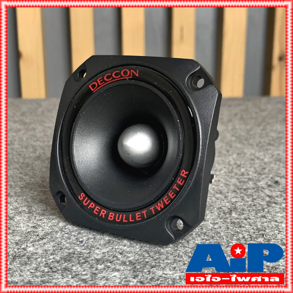 1ตัว DECCON TZ-13 Tweeter Speaker TZ 13 TZ13 ดอกลำโพง เสียงแหลม เสียงแซ็ก ลำโพงหน้าเหลี่ยม สีดำ 4-8โอห์ม เอไอ-ไพศาล