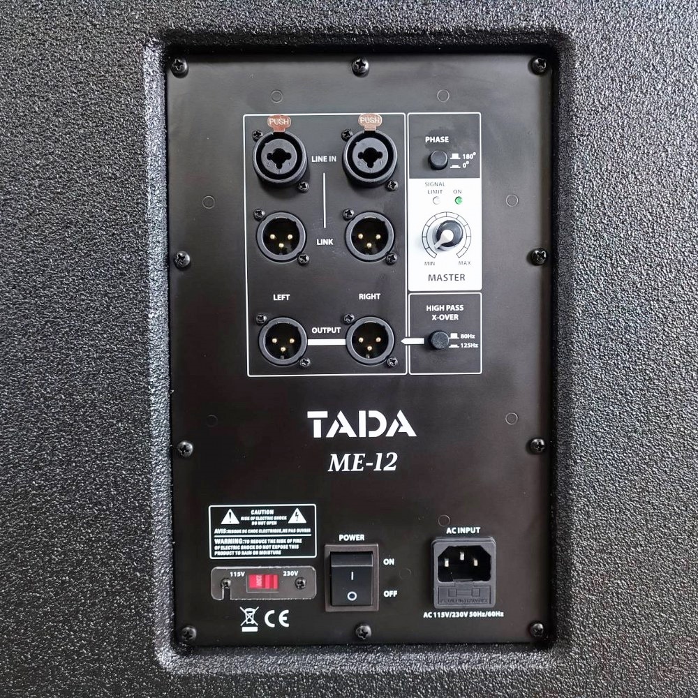 TADA ME-12 active subwoofer มีแอมป์ ตู้ ลำโพง ตู้ซับ ซับวูฟเฟอร์แบบแอคทีฟ ME 12 ธาดา ME12 เอไอ-ไพศาล