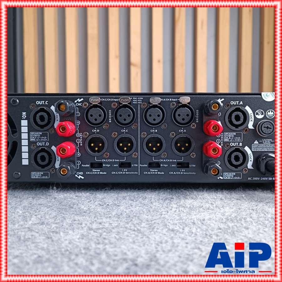 PROEURO TECH 4600Q ไม่มีจอ POWERAMP โปรยูโรเทค ขยาย เพาเวอร์ เครื่องขยายเสียง แอมป์ โปรยูโร เทค ProeuroTech 4600 q