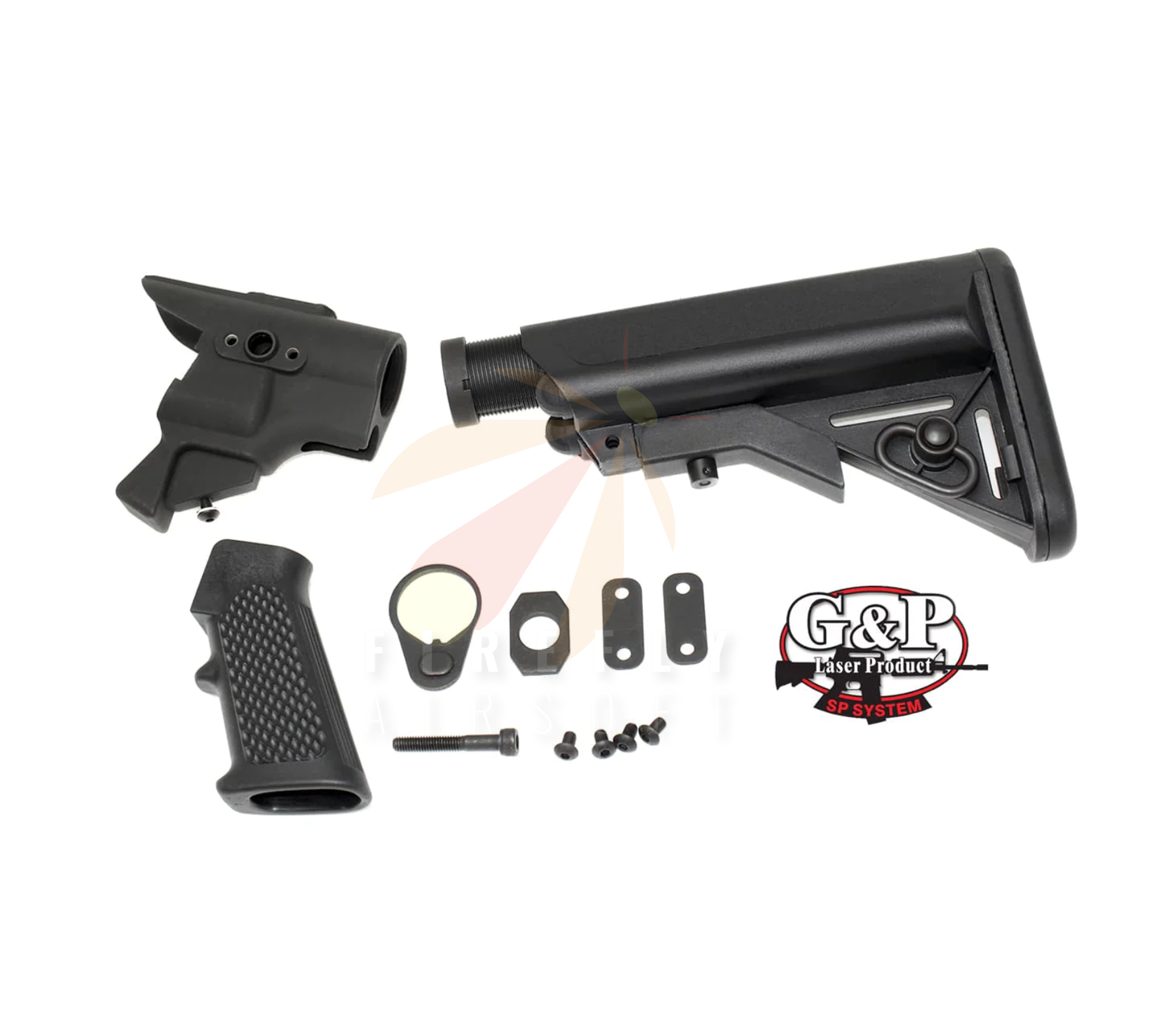G&P M870 PA Pistol Grip w/ Buttstock Set B (BK)