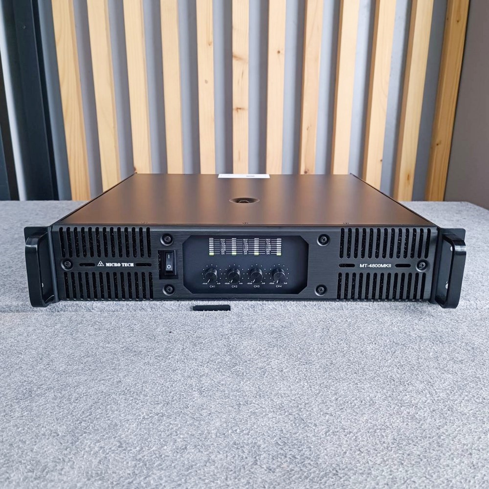 MICROTECH MT-4800 MKII poweramp 4CH เพาเวอร์แอมป์ 4แชนแนล ไมโคร เทค MT 4800 MKII MT4800 MKII เอไอ-ไพศาล