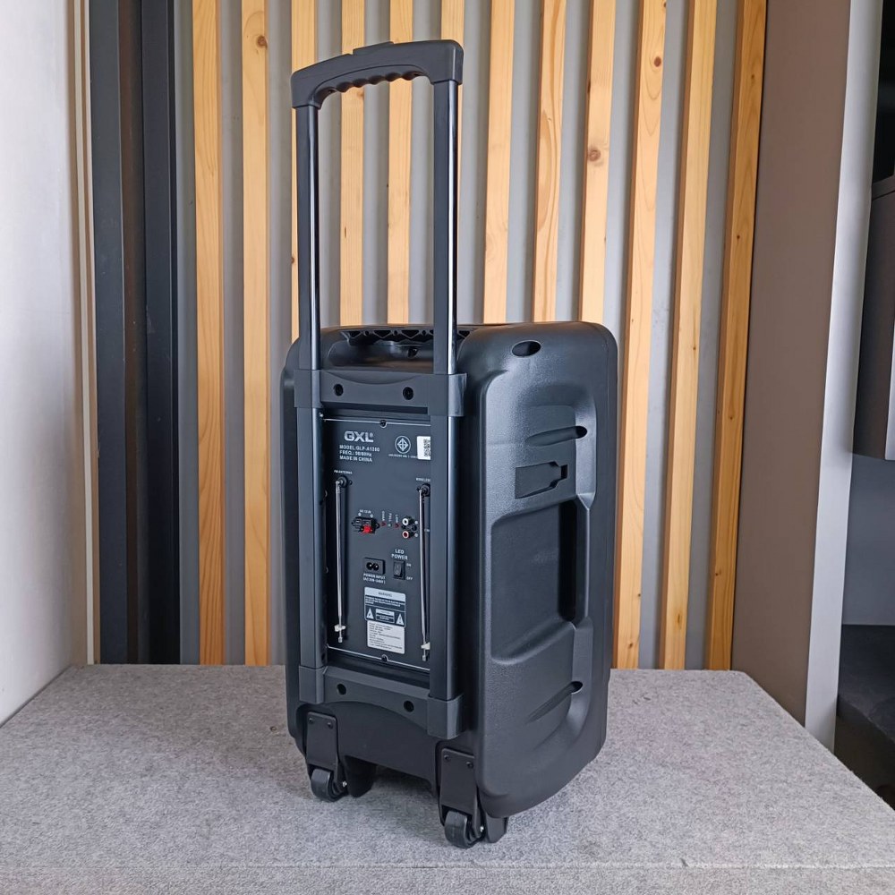 GXL GLP-A1200 ลำโพงล้อลาก12นิ้ว ไมค์ลอย(ถือ2+หนีบ1) มีบูลทูธ Active Speaker GLP A1200 GLPA1200 เอไอ-ไพศาล