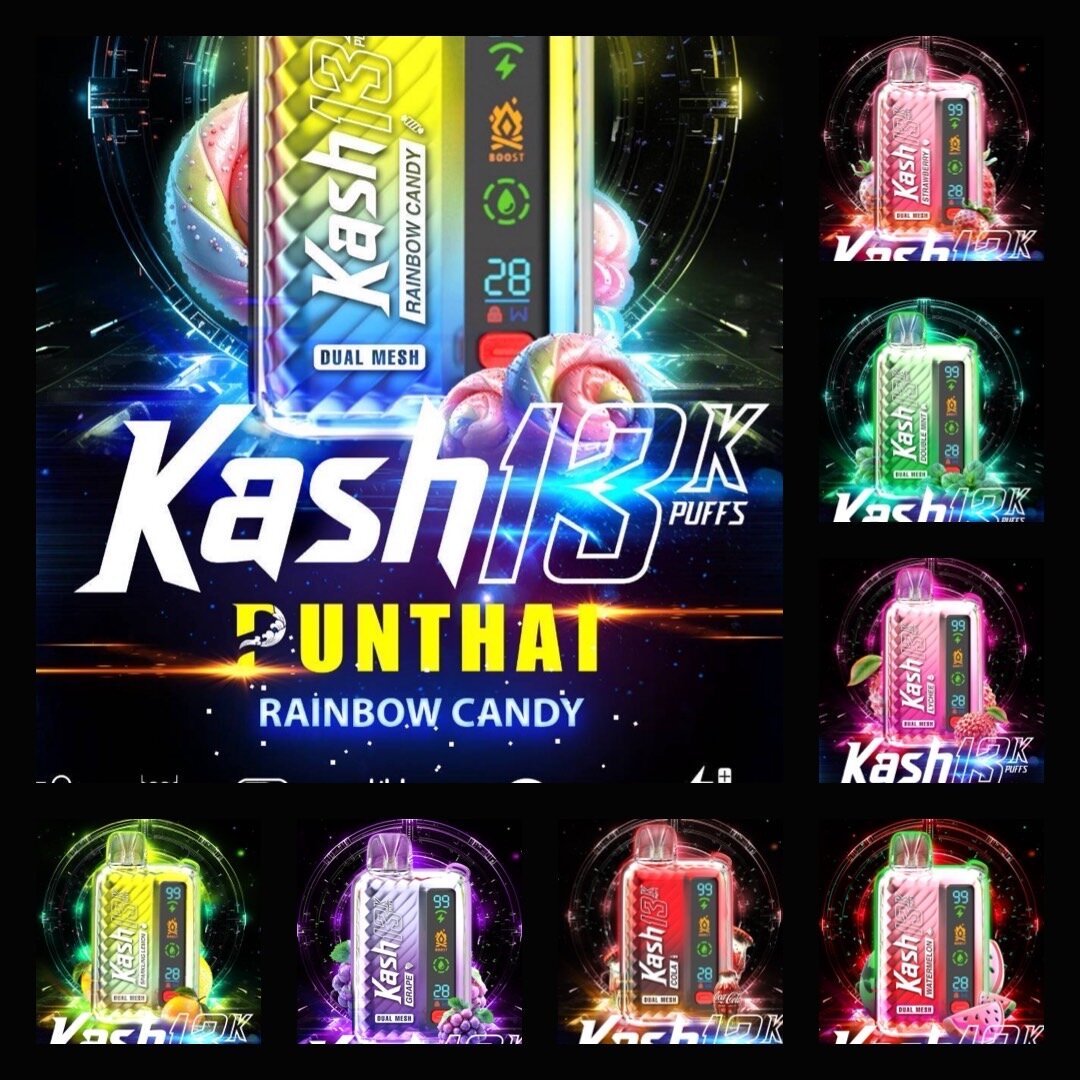 Kash 13K (30mg) 16ML 900mAh ชาร์จได้