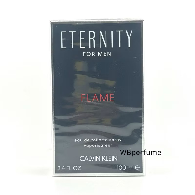 น้ำหอมแท้100% CK Eternity Flame For Men Eau De Toilette ขนาด 100 มล.