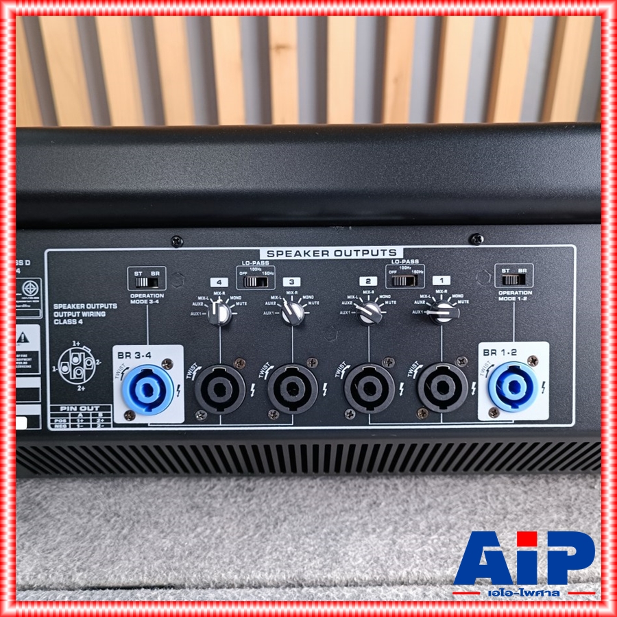 PROEUROTECH PMX-P12400 X4 POWERMIXER+บูลทูส เพาเวอร์มิกเซอร์ รุ่นใหม่ โปรยูโรเทค 12 ช่องไมค์ 4 ช่องขับลำโพง 400 วัตต์ ตัดความถี่ซับได้ PMXP12400X4 เอไอ-ไพศาล