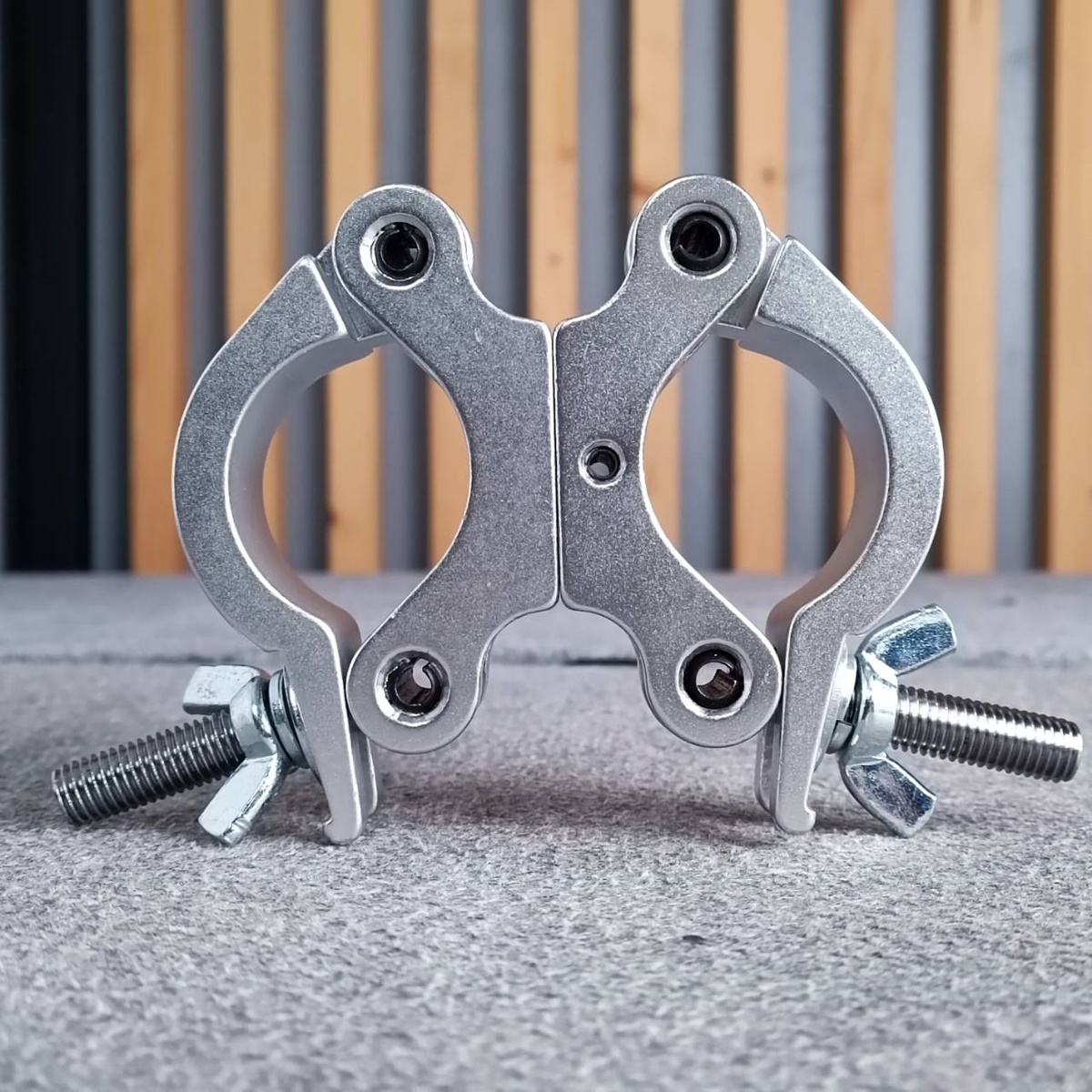 F-34 DOUBLE CLAMP 200KG ทรัส ดับเบิ้ลแคมป์ แค้มคู่ แค้มสำหรับเกาะยึดทรัช เอไอ-ไพศาล