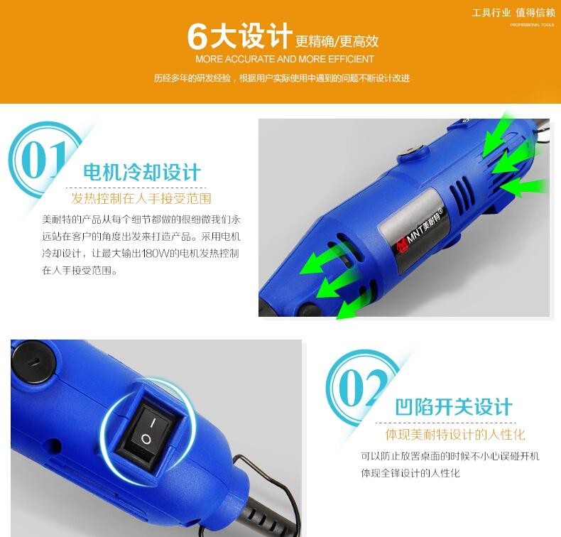 [ TL96 ] ชุดเครื่องเจียร์ มินิ แกะสลัก เจียร์สายอ่อน ปรับความเร็วได้ 6 ระดับ พร้อมดอกและอุปกรณ์เสริม