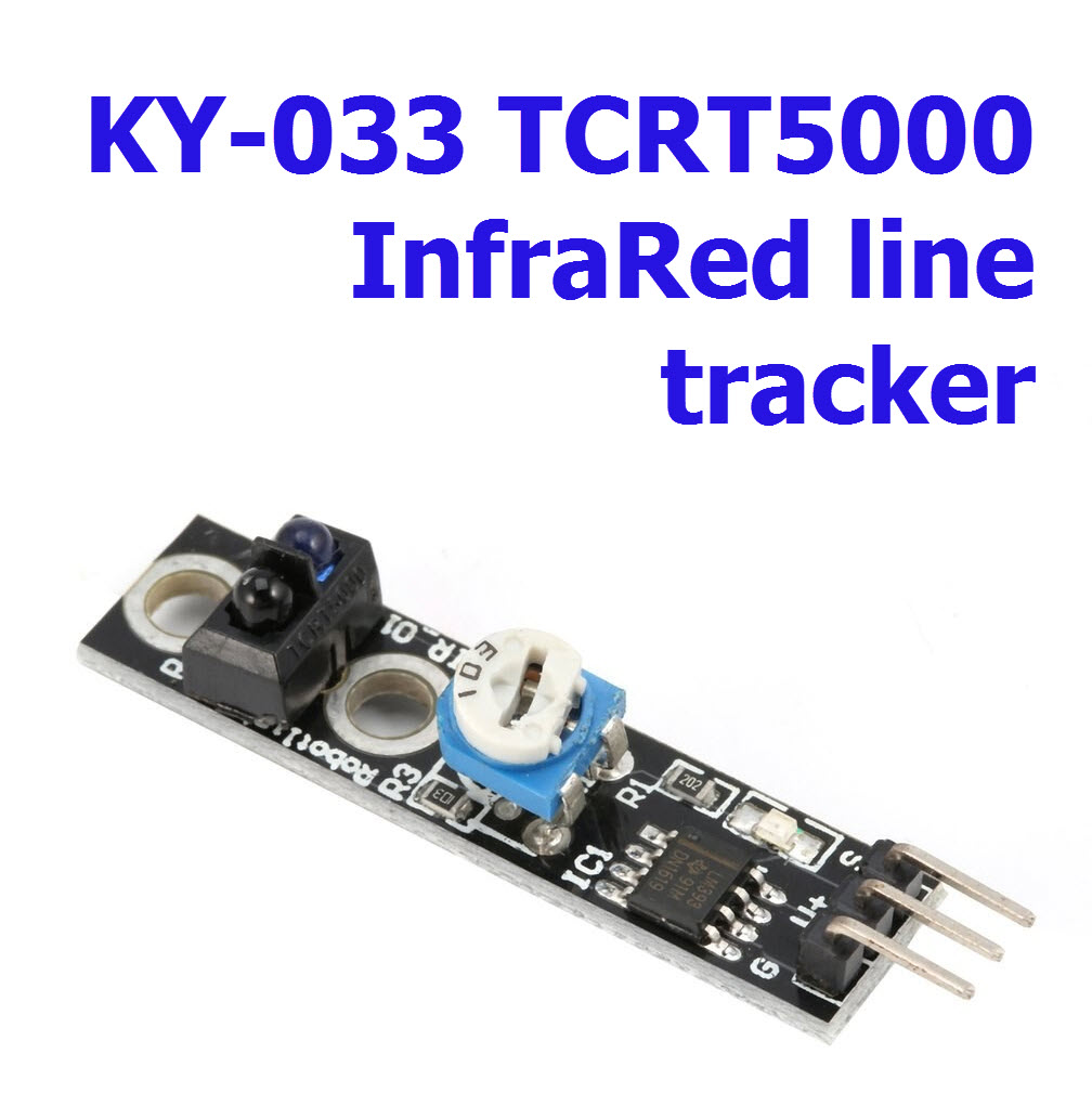 KY-033 TCRT5000 InfraRed line tracker เซนเซอร์แทรคเส้น