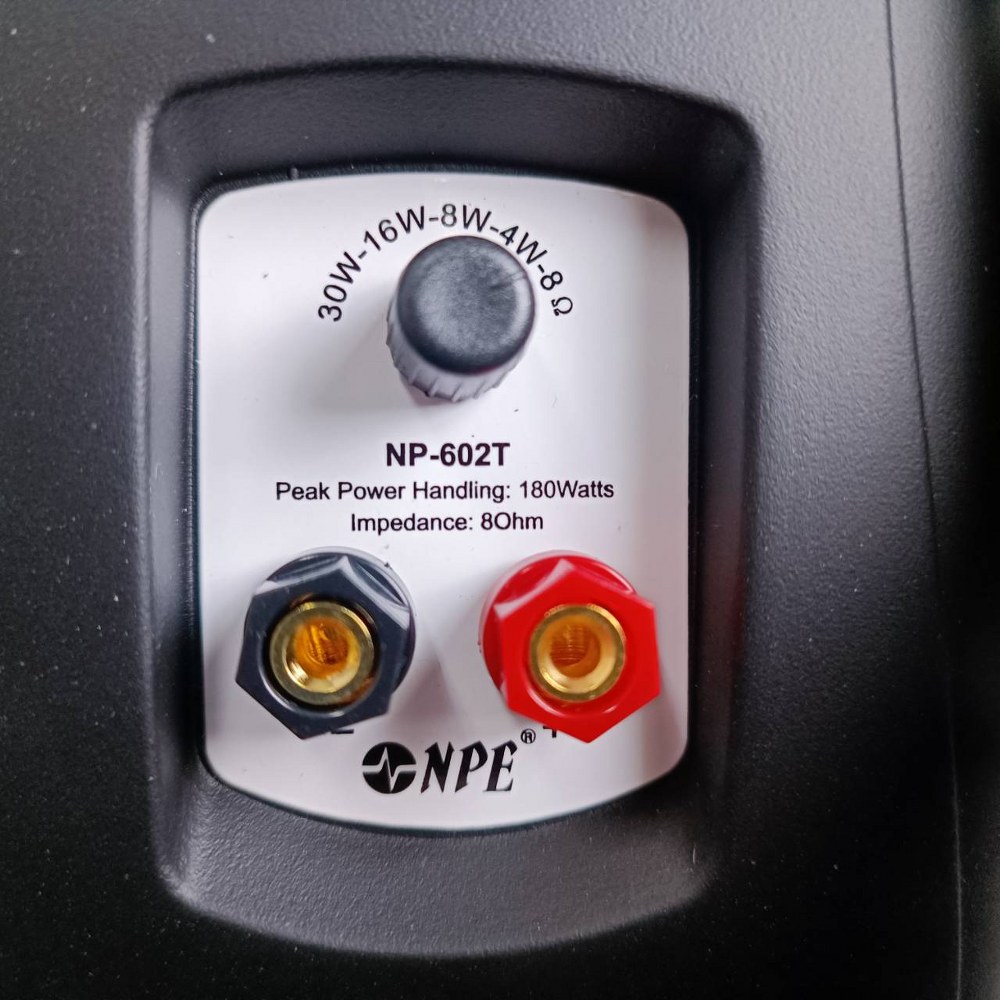 สีดำ NPE NP-602T ตู้ลำโพง มีLINE ตู้ ลำโพง แขวน ผนัง ลำโพงติดผนัง NP602T NP 602 T NP-602 เอไอ-ไพศาล