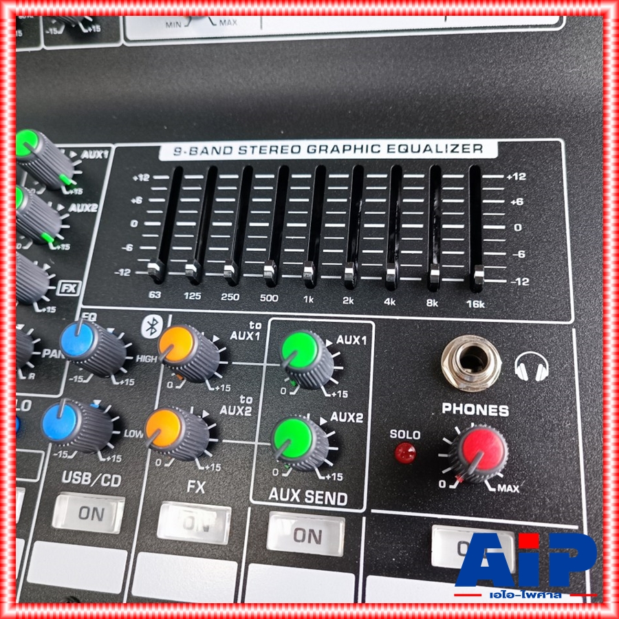 PROEUROTECH PMX-P6450FX POWERMIXER+บูลทูส เพาเวอร์มิกเซอร์ รุ่นใหม่ โปรยูโรเทค 6 ช่อง 450 วัตต์ PMX P6450 FX PMXP6450FX เอไอ-ไพศาล