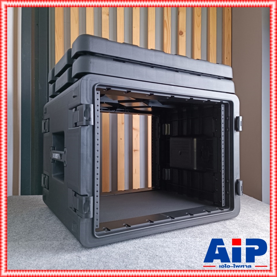 NTS PP-8U RACK ลึก20นิ้ว แร็คพลาสติก Polypropylene (PP) พลาสติกหล่ออย่างดี เอ็นทีเอส แร็คใส่อุปกรณ์ แร็คพีพี PP 8 U PP8U เอไอ-ไพศาล