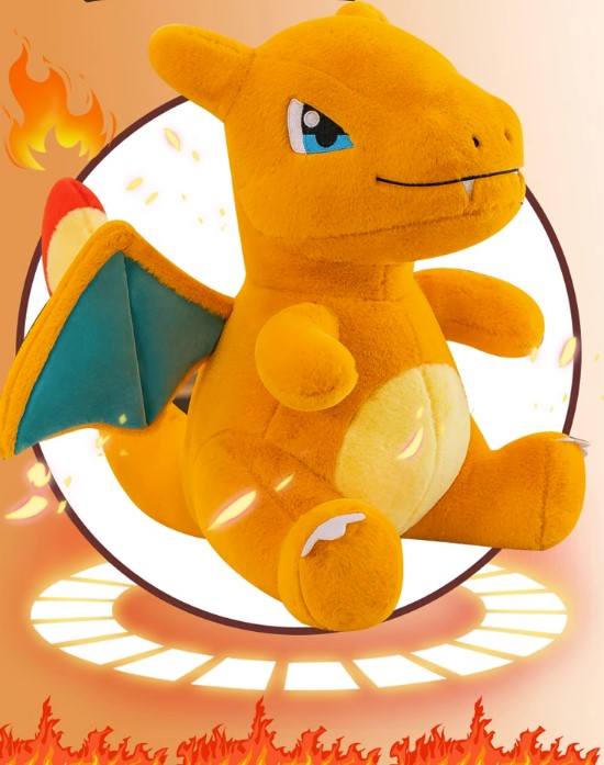ตุ๊กตา มังกร ไฟ โปเกม่อน สีเหลือง พี่น้อง มังกร ไฟ หลาย ขนาด ของขวัญให้เด็ก ให้แฟน น่ารัก ๆ 935365
