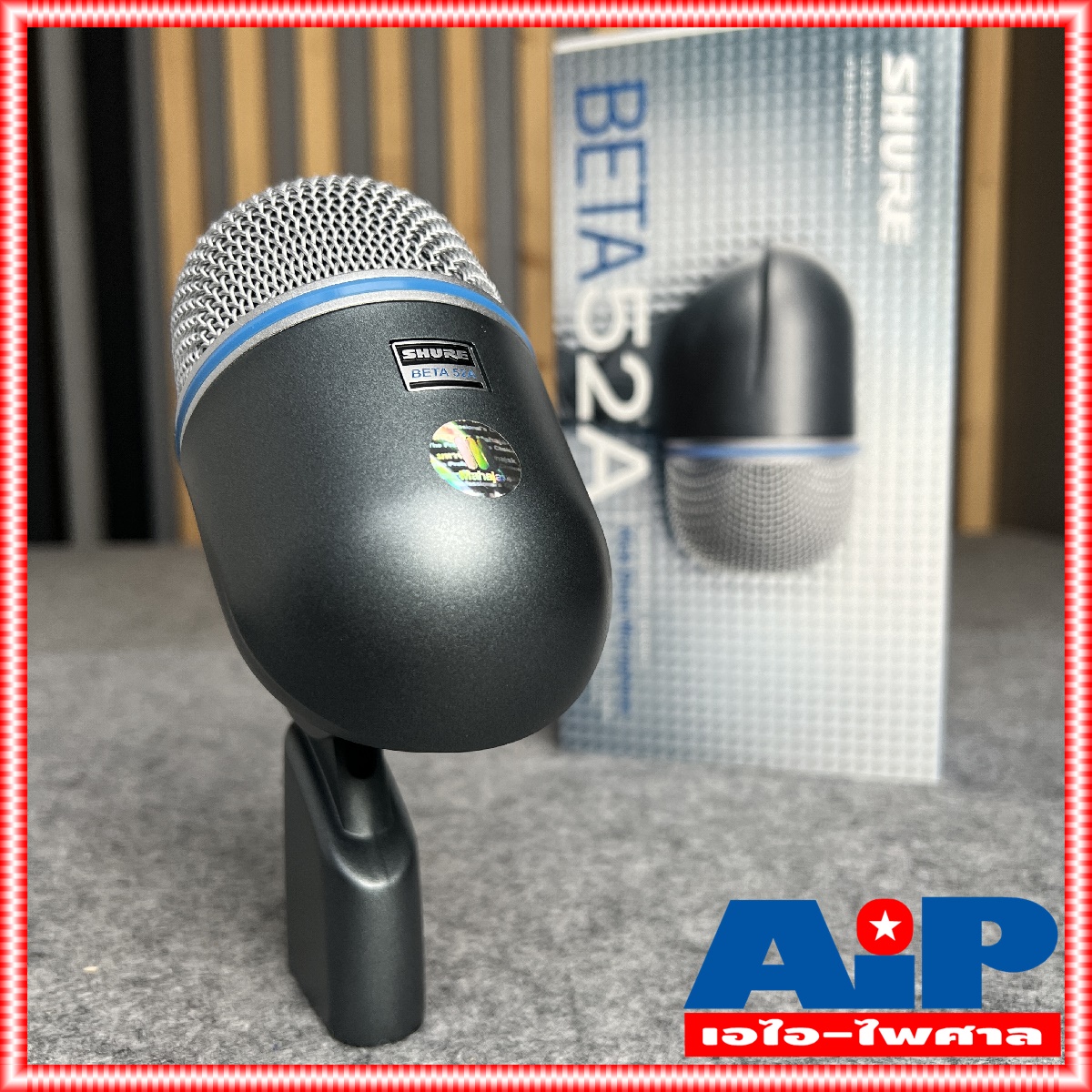 ของแท้ประกันมหาจักร SHURE BETA-52A ไมค์ ไมโครโฟน ไมค์กลอง ไมค์เครื่องดนตรี ไมค์สำหรับจ่อเครื่องดนตรี Mic BETA52A BETA 52 A BETA-52 A +++