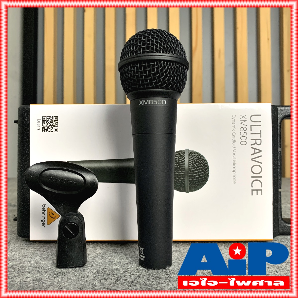 ไม่แถมสาย BEHRINGER XM-8500 ไมค์โครโฟน แบบสาย ไมค์ร้องเพลง XM 8500 ไมค์ สาย XM8500 คาราโอเกะ ร้องเพลง เอไอ-ไพศาล +++
